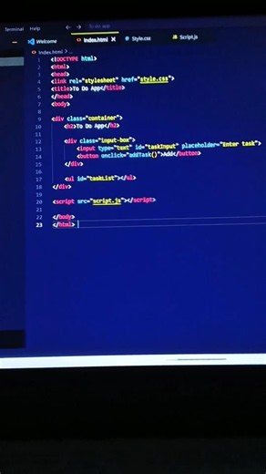 To-Do App using JavaScript 👨🏻‍💻 #coding #programming #webdesign #javascript