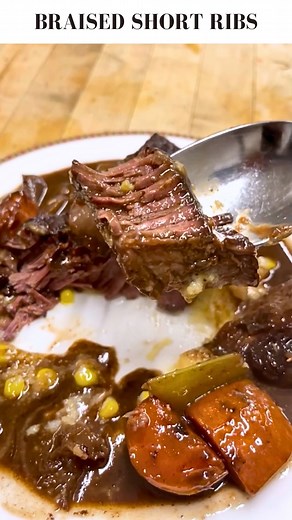 3K views · 312 reactions | Braised Short Ribs… Recipe  Braising is...