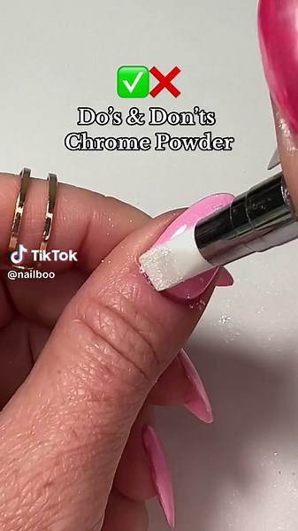 Chrome Powder Do’s & Don’ts