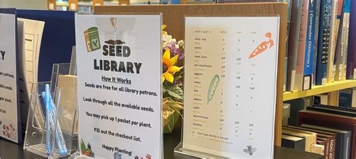 Library offers more than just books with free seed program