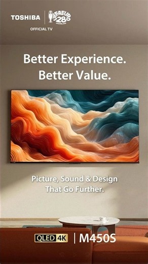Your first TV shouldn’t feel like a compromise. 📺