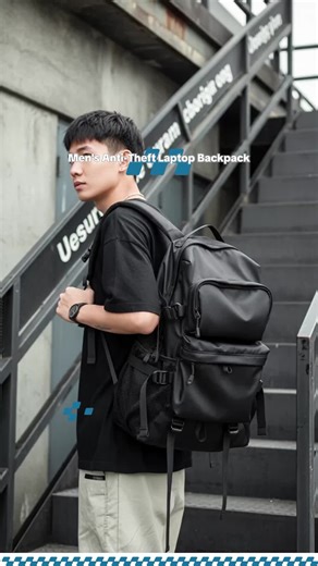 Men's Anti-Theft Fashion Laptop Backpack - Trendy Casual Large Capacity Bag for College Students, Outdoor Travel & Sports #backpack #bagaccessories #backpacks #laptopbag #bookbag #hydrationbackpack #bagmusthaves #antitheftoutdoorbag #computerbag #diaperbagmusthaves