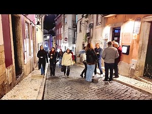 Nightlife. Let's explore the streets of BARRIO ALTO Lisbon Portugal. 24/01/26 4k HDR Part 2