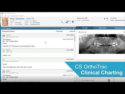 CS OrthoTrac Charting Overview Demo - An Excerpt from a Recent Webinar