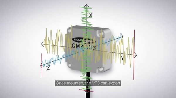 QM30VT3 3-Axis Vibration Sensor