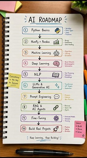 Python to AI Agents Roadmap | Complete AI Engineer Roadmap | Become an AI Engineer #ai #chatgpt #ml