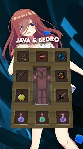 Miku Nakano 32x minecraft texture pack #minecraft
