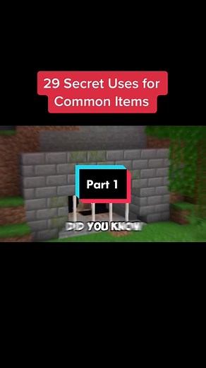 29 Secret Uses for Common Items in Minecraft