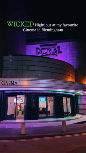 Amy Langston on Instagram: "Last week I headed to my local cinema @royalcinemassc in Sutton Coldfield which reopened last year after an incredible restoration, and honestly…they have done such an incredible job! 💚 I went to watch the new Wicked movie and although the film wasn’t really for me, I loved the whole evening. From the fabulous themed cocktails to the gorgeous Art Deco bar beforehand, the experience itself was just a great evening out with my cousin. We very much enjoyed the wicked co