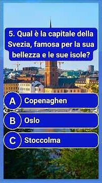 5 Domande di Cultura Generale (Quiz 3)📚🌍 | Riesci a fare 5/5? #quiz #test #culturagenerale
