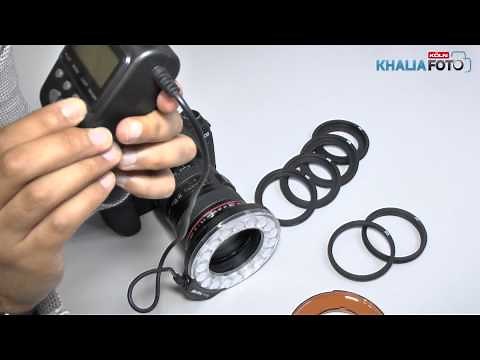 Makro Ringblitz, Ringleuchte für DSLR Kameras und Video, Meike FC110