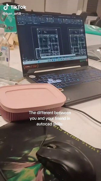 Autocad Skills: Me and My Friend Comparison
