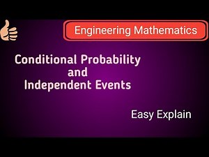 Conditional Probability and Independent Events