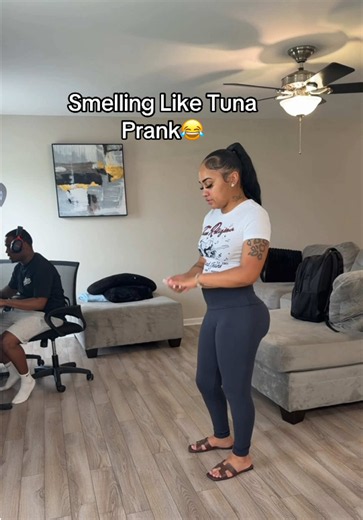 Smelling Like Tuna Prank😂 #fyp #viral #foryou #trending | tuna prank on husband