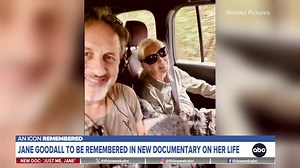 “Somehow, wouldn't it be nice to show the world who I really was, the real Jane, just me, Jane?” Martha Raddatz sits down with filmmaker Richard Ladkani, who traveled with Jane Goodall across 5 continents, to discuss his work, including his upcoming documentary “Just Me, Jane.” | This Week