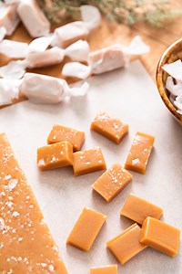 Homemade Christmas Caramels