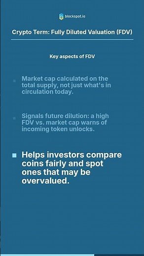 What is Fully Diluted Valuation (FDV)? | Crypto Terms Explained