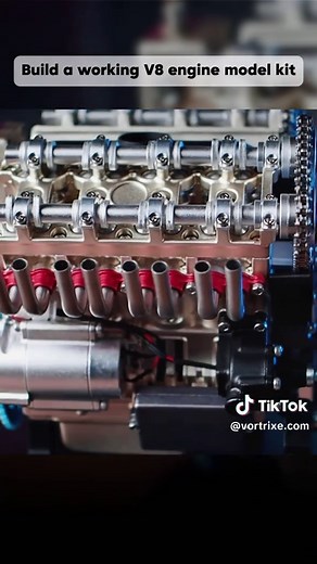 Vortrixe Model V8 Engine: DIY Kit Assembly and Operation