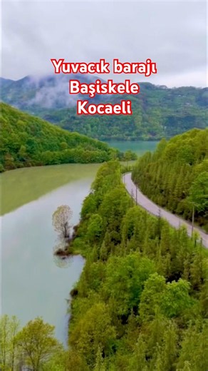 🚁 Yuvacık Barajı’nın Eşsiz Manzarası | Kocaeli Drone Çekimi 4K