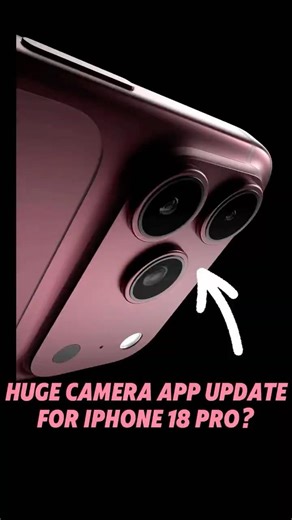 iPhone 18 Pro – Big Camera App Update? #shorts #iphone18pro