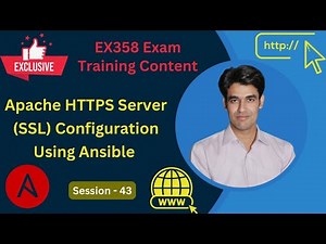Session - 43 | Manage HTTPD Web Access | Apache HTTPS Server Configuration Using Ansible