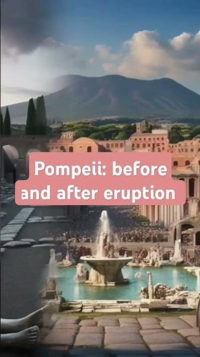 Pompeii: before and after eruption