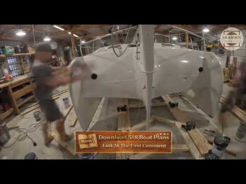 Extreme Home Built Catamaran from Scratch with Plans