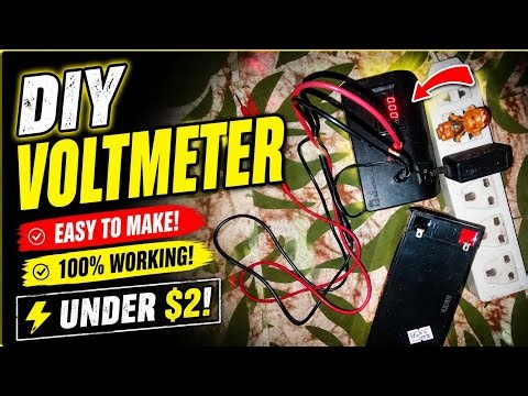 How to Make a Digital Voltmeter at Home | Easy DIY Electronics Project