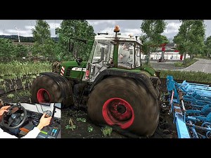 Soil Preparation on Wet Field (Wheel Slippage) | Farming Simulator 25 Realistic gameplay