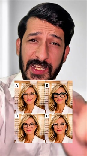 Which Glasses Suit Her Best? Only Smart People Can Guess 😳