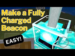 How to Make a FULLY CHARGED Primary BEACON- Minecraft