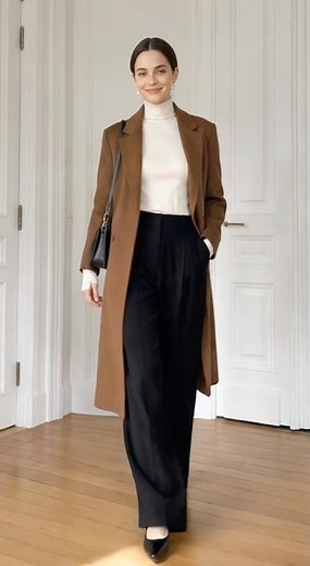 5060여성 체형 고민 잊게 만드는 블랙 슬랙스 4가지 룩 | 5060 Women Four Black Slacks Looks That Flatter Every Shape