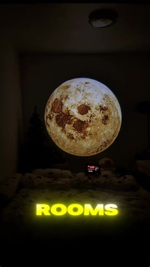 Galactic Vibe with Moon Earth Projector