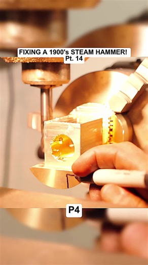 FIXING A 1900's STEAM HAMMER! Pt. #SteamHammer #MachineRestoration #VintageMachinery #IndustrialHistory #MetalWorking