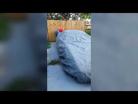 Budge car cover installation review on corvette *link in description*