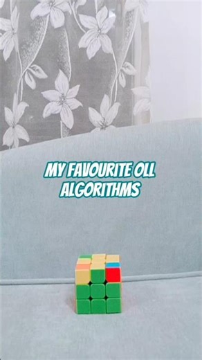 My top 3 favourite oll algorithms!😃 #shorts #oll #cube #cubing