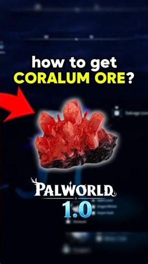How To Get Coralum Ore in Palworld 1.0 #howto #palworld #shorts