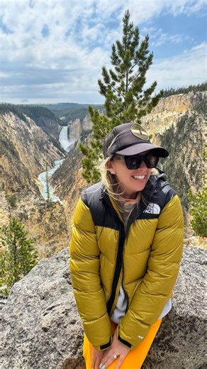 Evelyn Taft on Instagram: "Just got back from an unforgettable adventure at Yellowstone National Park — and wow, what a way to kick off summer 🌲🔥 We explored geysers that shoot water over 100 feet into the sky, soaked in the surreal colors of hot springs that look like something from another planet, and stood in awe at the Grand Canyon of the Yellowstone — yes, Yellowstone has its own Grand Canyon, carved by the powerful Yellowstone River and stretching over 20 miles. The views? Jaw-dropping.