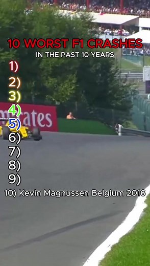 WORST FORMULA ONE CRASHES IN THE PAST 10 YEARS PART 1 #f1 #formulaone #racing