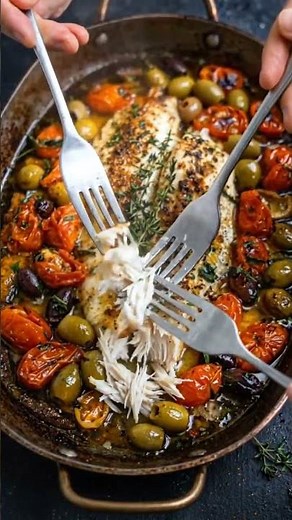 Juicy Mediterranean Baked Fish That Melts in Your Mouth ‪@MediterraneandietHealthyRecipe‬