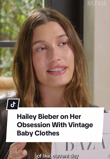Hailey Bieber's Vintage Baby Clothes Hunt