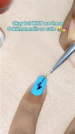 Easy Pikachu Lightning Nail Art⚡💅#nails #trending #viral #shorts #trendingshorts #viralvideo #short