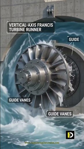 ⚡ How Hydroelectric Power Works! 🌊​