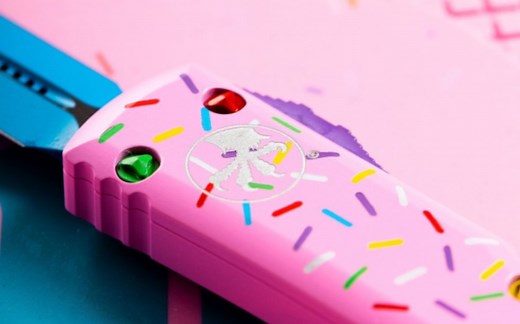 Microtech微技术 Exclusive DessertWarrior Ultratech D/E OTF 甜甜圈双刃UT（搬运）