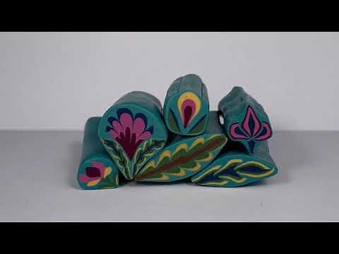 How to make a polymer clay fabric cane.