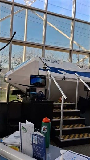 Museum of fligth i 360 simulator ,Boeing museum Seattle WA USA