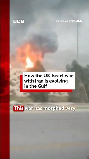 US-Israel war with Iran evolving in Gulf. #Iran #US #Qatar #BBCNews