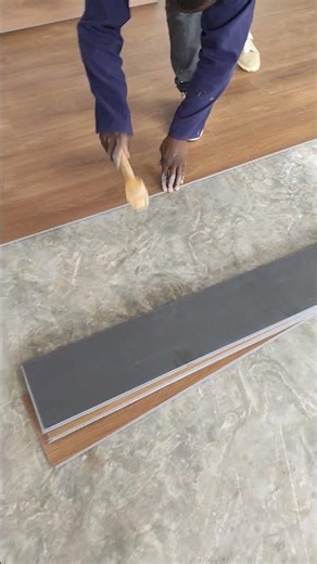 SPC Flooring Installation Tight Click Lock Finish