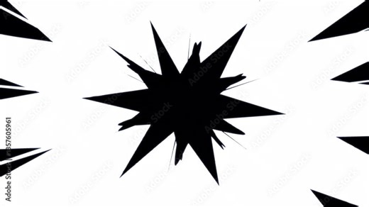 Cartoon Shape Explosion Animation, Realistic Bomb FX, Energy Transition and Flash FX Shape Elements. Flash FX, Explosion FX, flash FX glitter light trail on Black screen Background. 4K Animation