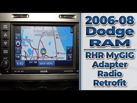 2006-2008 Dodge Ram - Premium Factory RHR MyGIG Adapter Radio Retrofit - Easy Plug & Play Install!